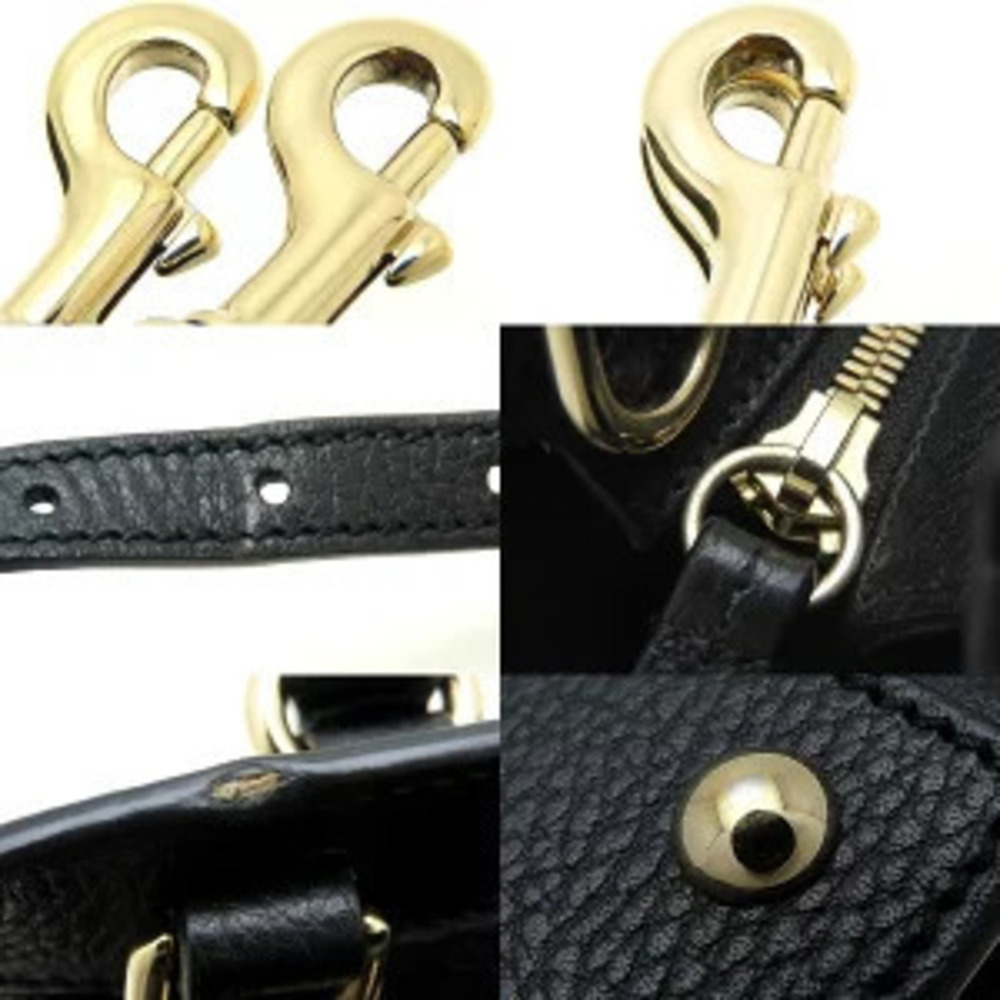 Gucci Leather Handbag Soho Black - Picture 6 of 9